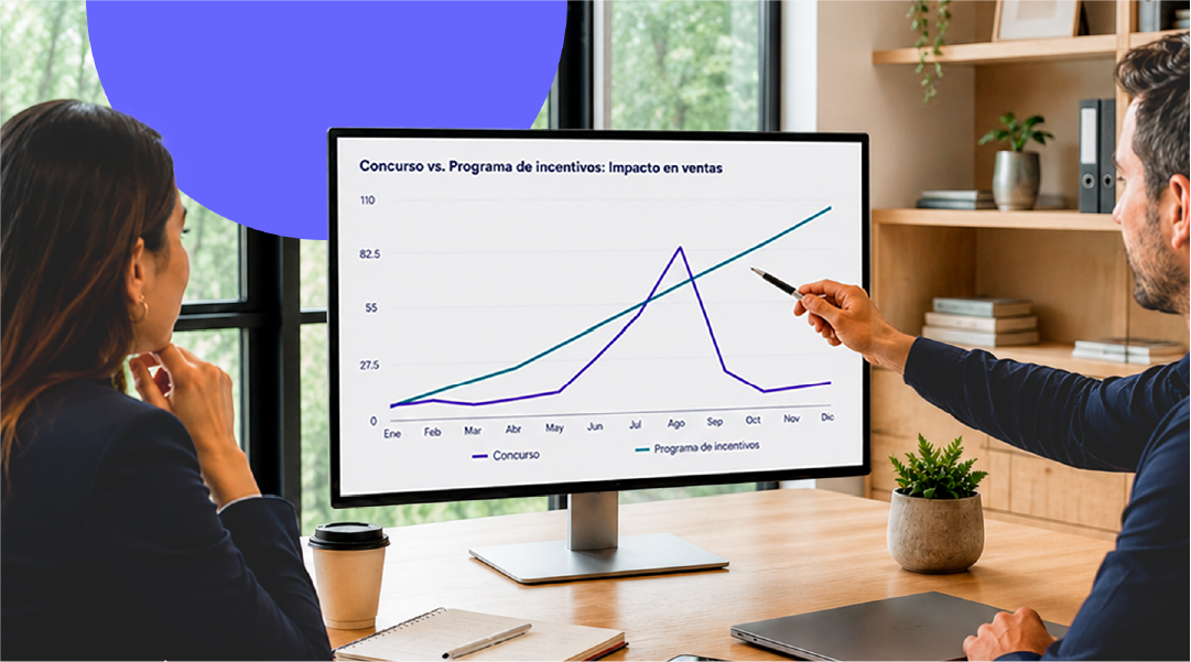 Concursos de ventas vs. programas de incentivos: por qué uno agota y el otro construye